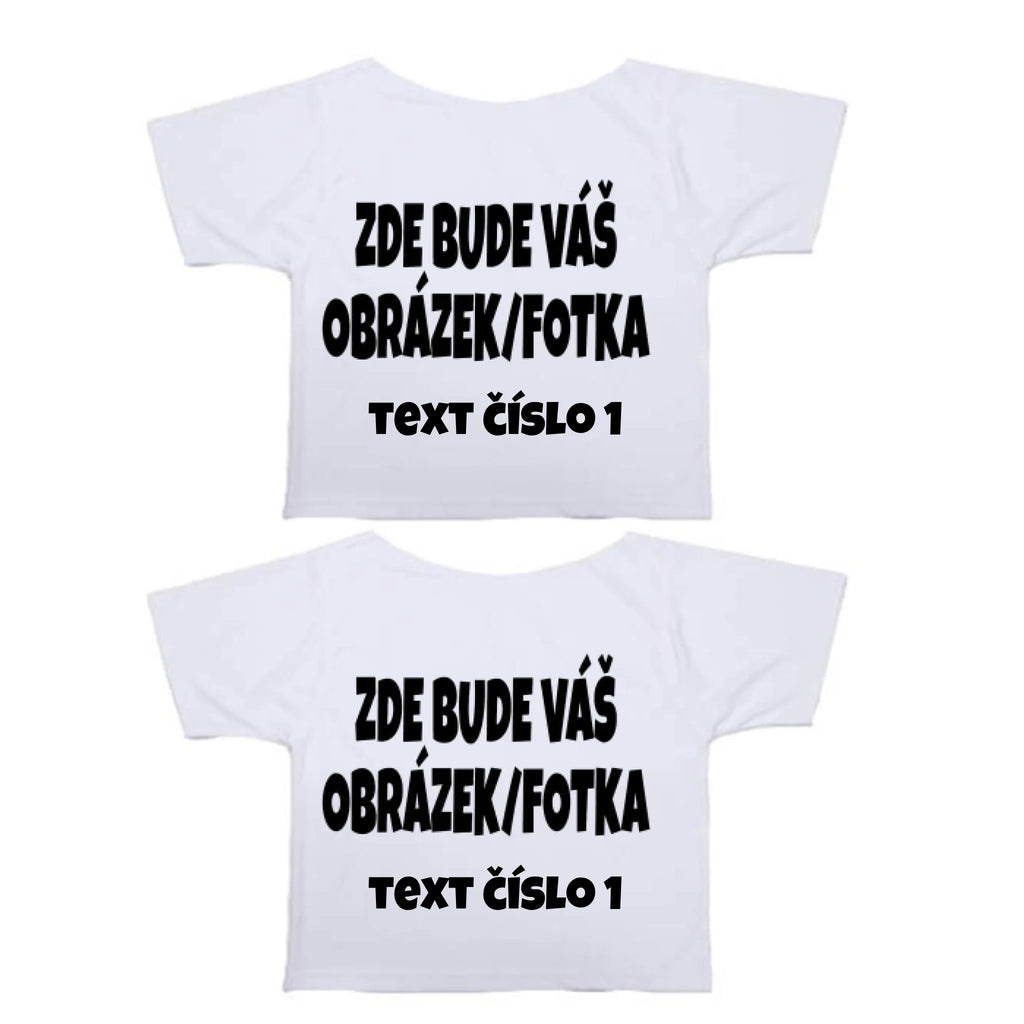 tričko pro medvídka obě strany