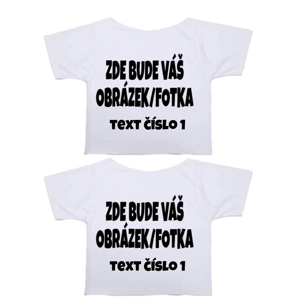 tričko pro medvídka obě strany