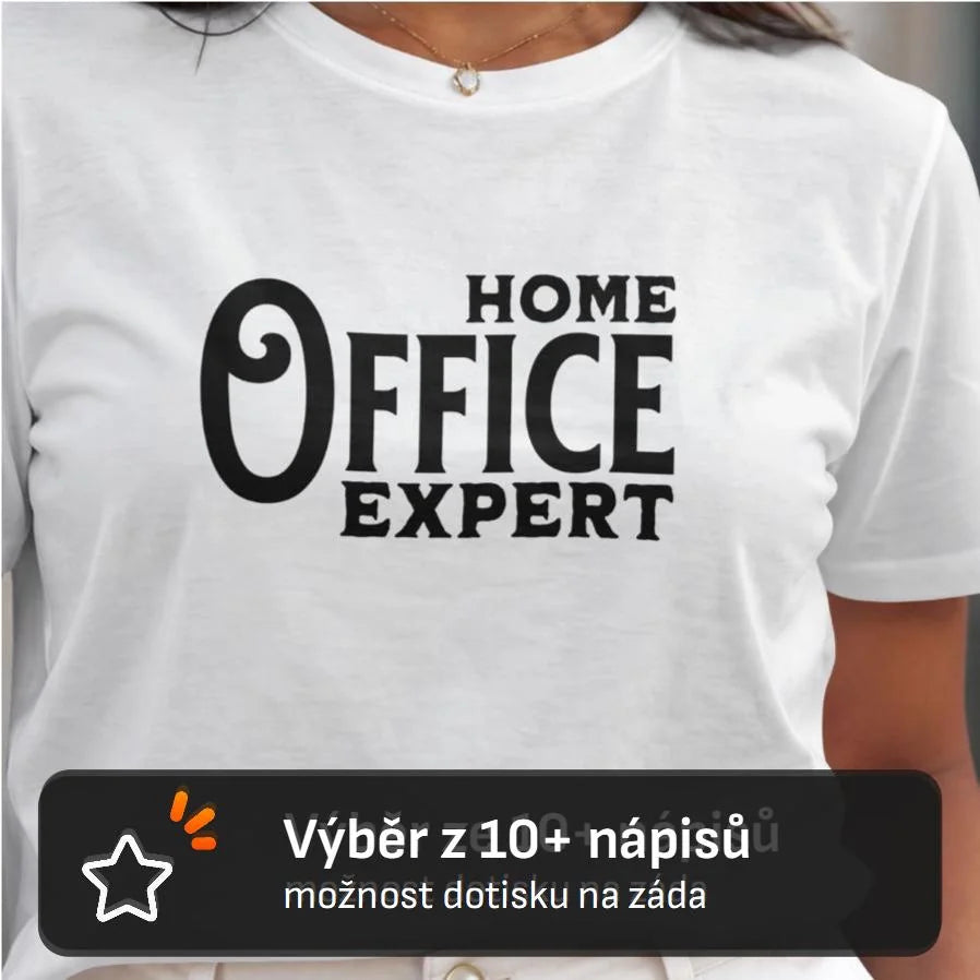 DÁMSKÉ TRIČKO NÁPISY PRACOVNÍ s možností dotisku jména, čísla, obrázku