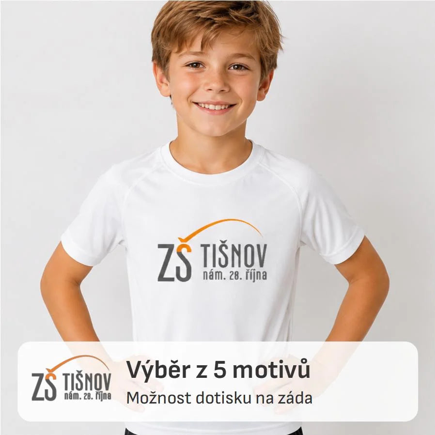 ZŠ TIŠNOV sportovní tričko dětské