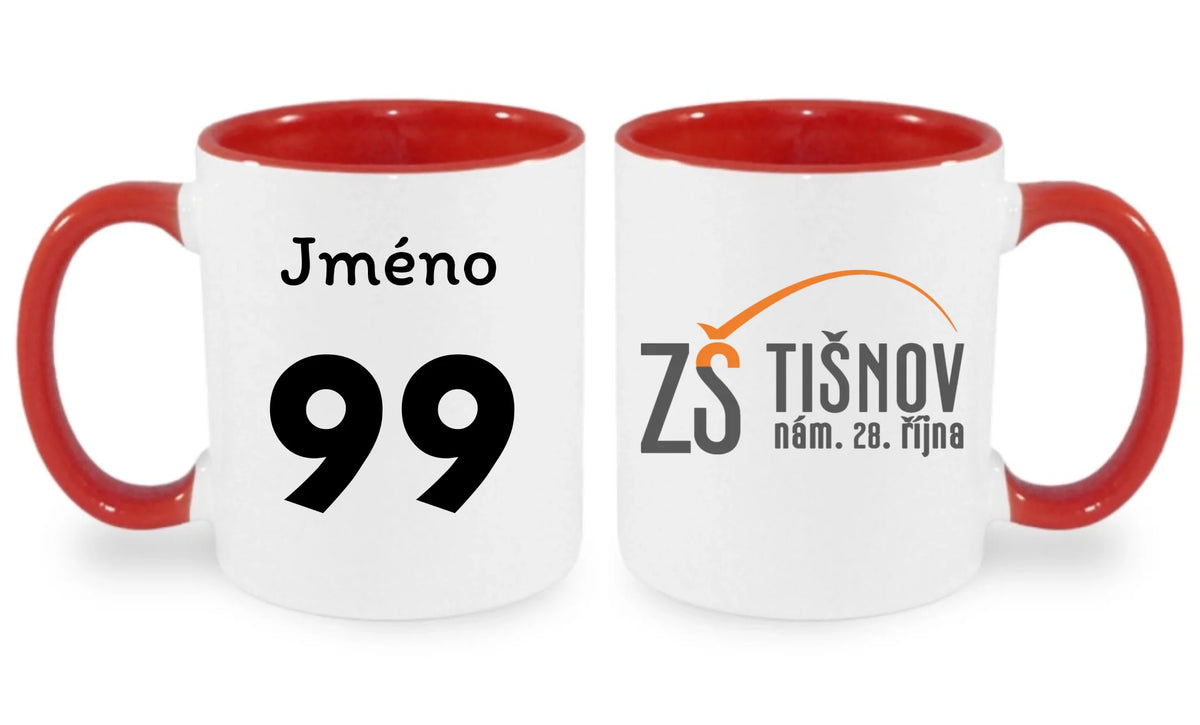 červený