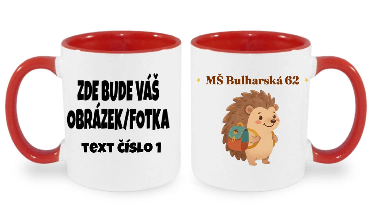 červený