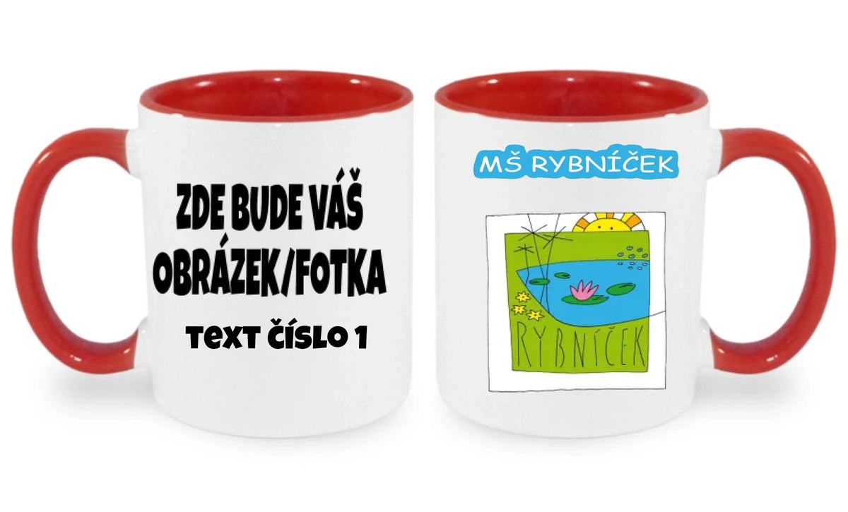 červený