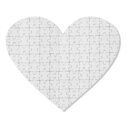 Puzzle srdce 19x18 cm s vaším motivem/fotkou