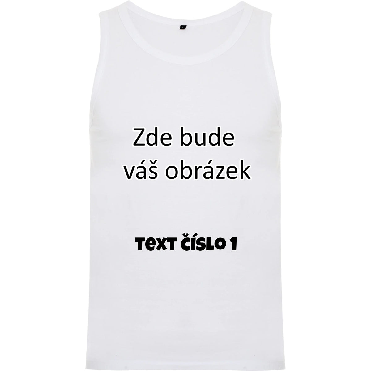 DĚTSKÉ TÍLKO s vlastním motivem/fotkou copy potisk jen dopředu bílá