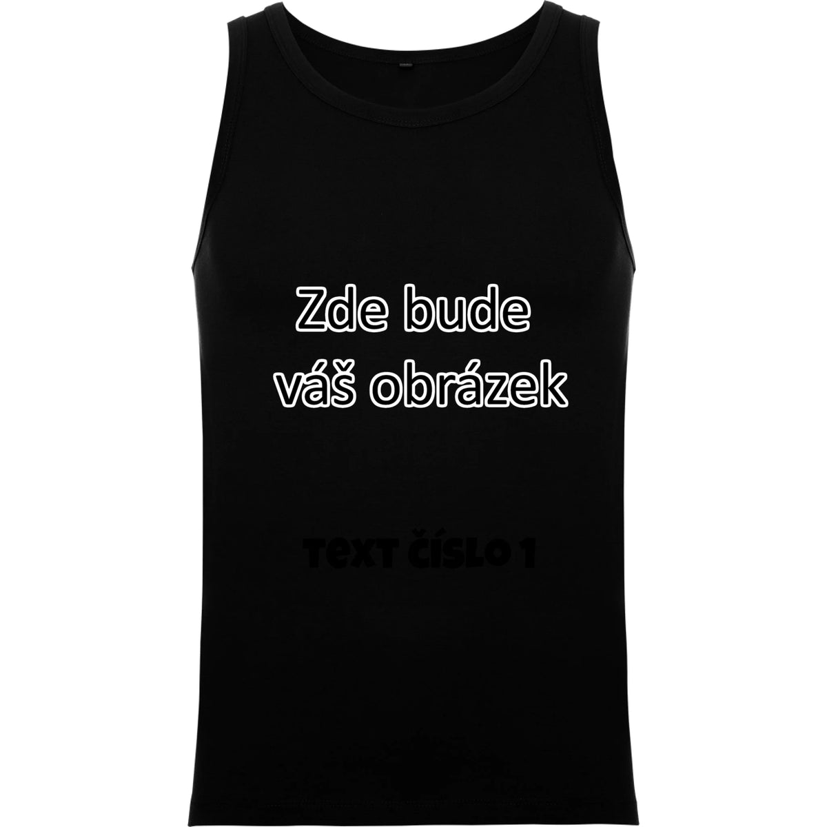 DĚTSKÉ TÍLKO s vlastním motivem/fotkou copy potisk jen dopředu černá